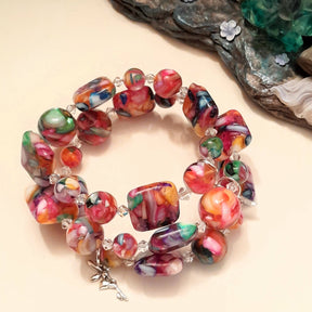 Rainbow Fairy Adjustable Stretch Bracelet