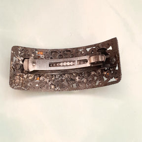 Hair Clip Barrette Rainbow Crystals
