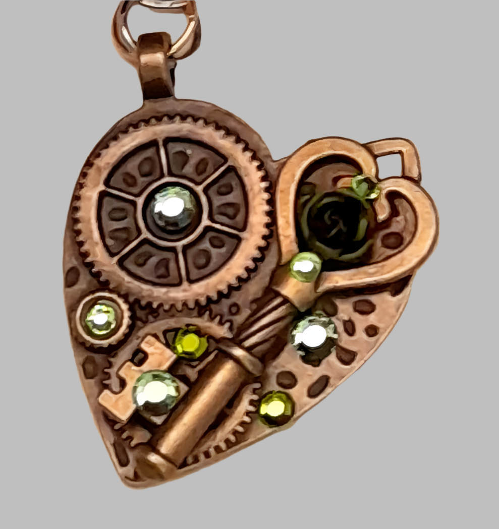 Green Heart Necklace