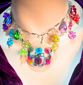 Rainbow Multicolor Shell Necklace