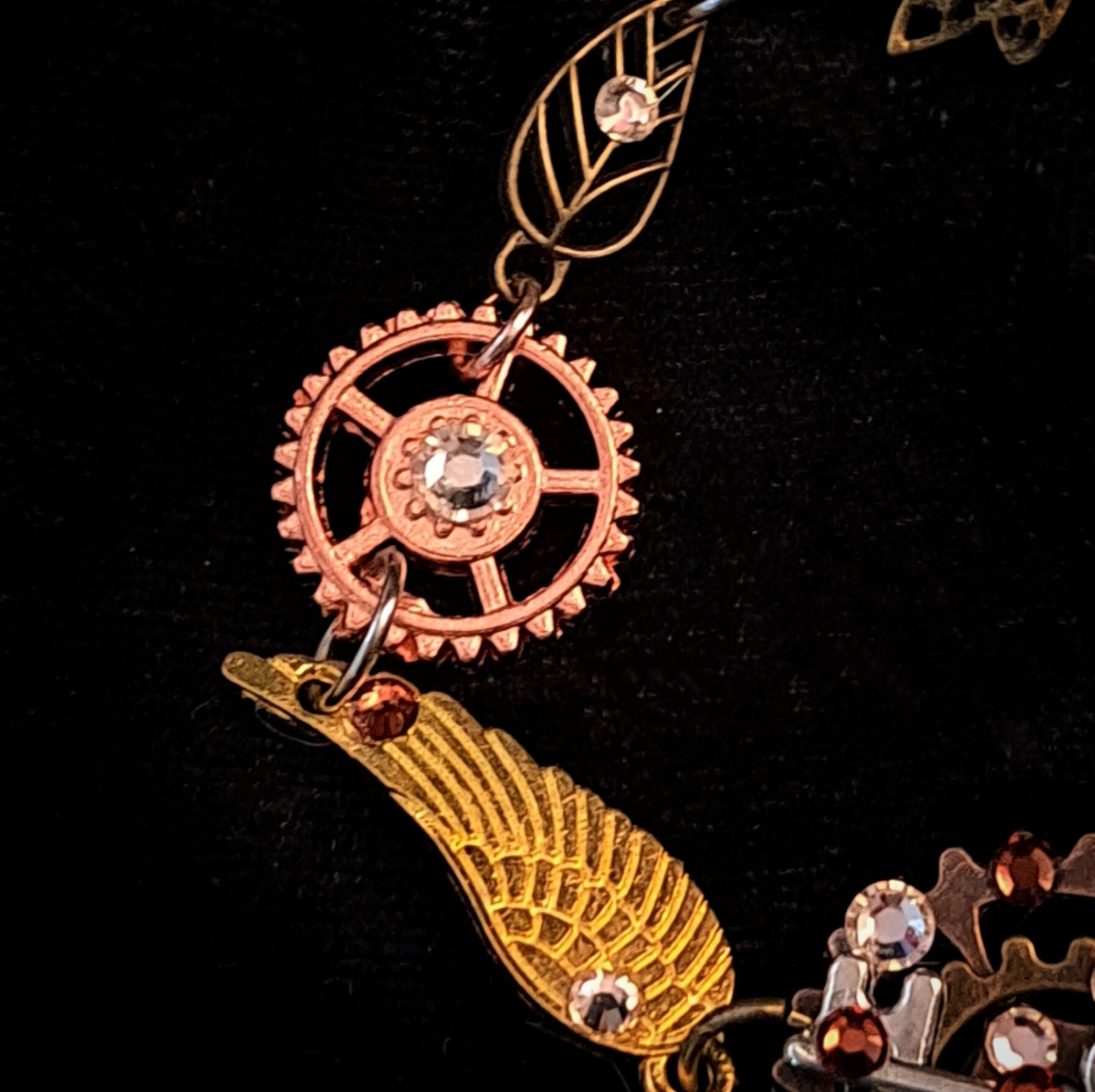 Fantasy Clock and Gears Bracelet