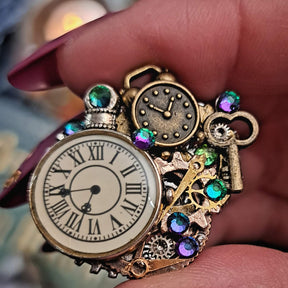 Clock and Gears Fantasy Ring