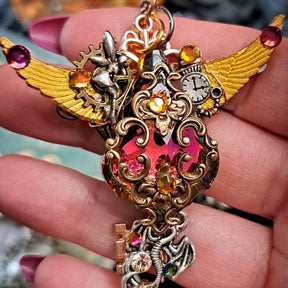 Winged Fantasy Fairy Necklace