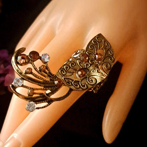 Masquerade Fantasy Mask Ring