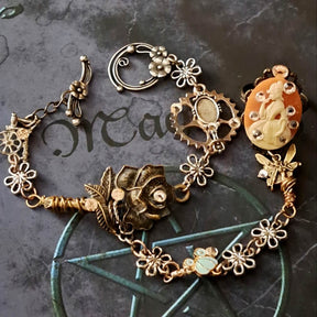 Fantasy Fairytale Cameo Hand Chain