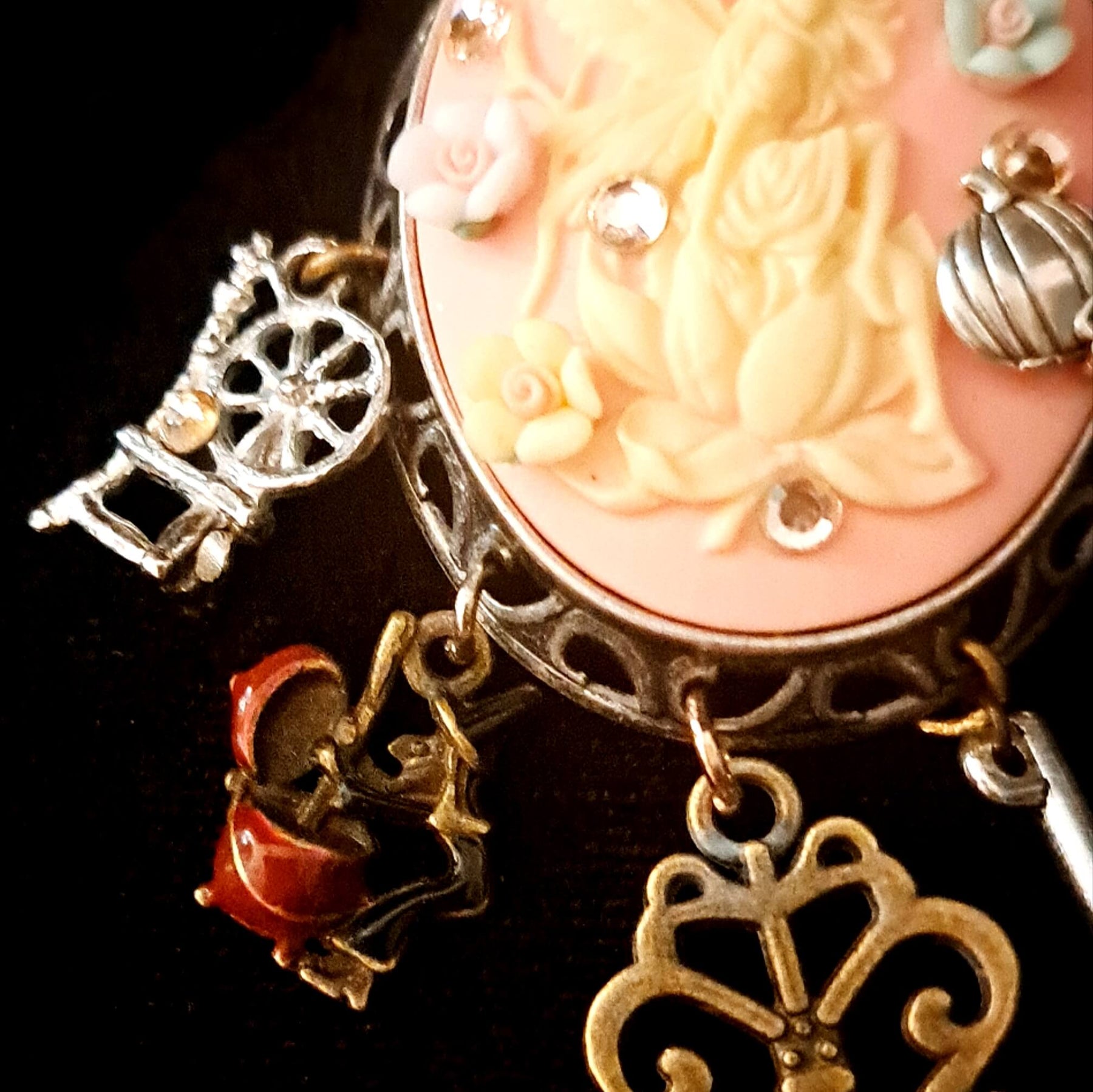 Fairy Cameo Fantasy Pendant Necklace