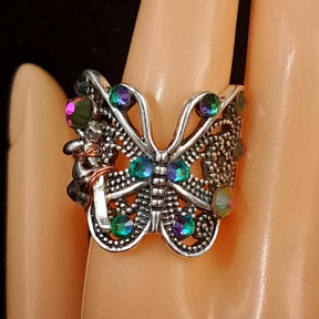 Butterfly Crystal Fairy Ring Size 8