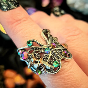 Butterfly Crystal Fairy Ring - Size 8
