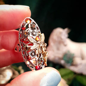 Fairy Fantasy Statement Ring Size 9.5