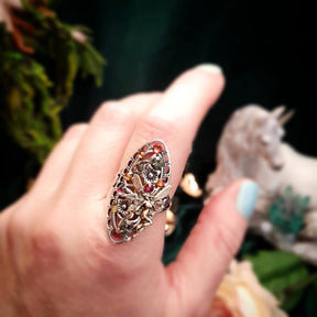 Fairy Fantasy Statement Ring Size 9.5