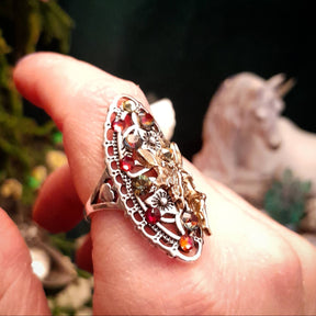 Fairy Fantasy Statement Ring Size 9.5
