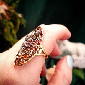 Fairy Fantasy Crystal Ring Size 10