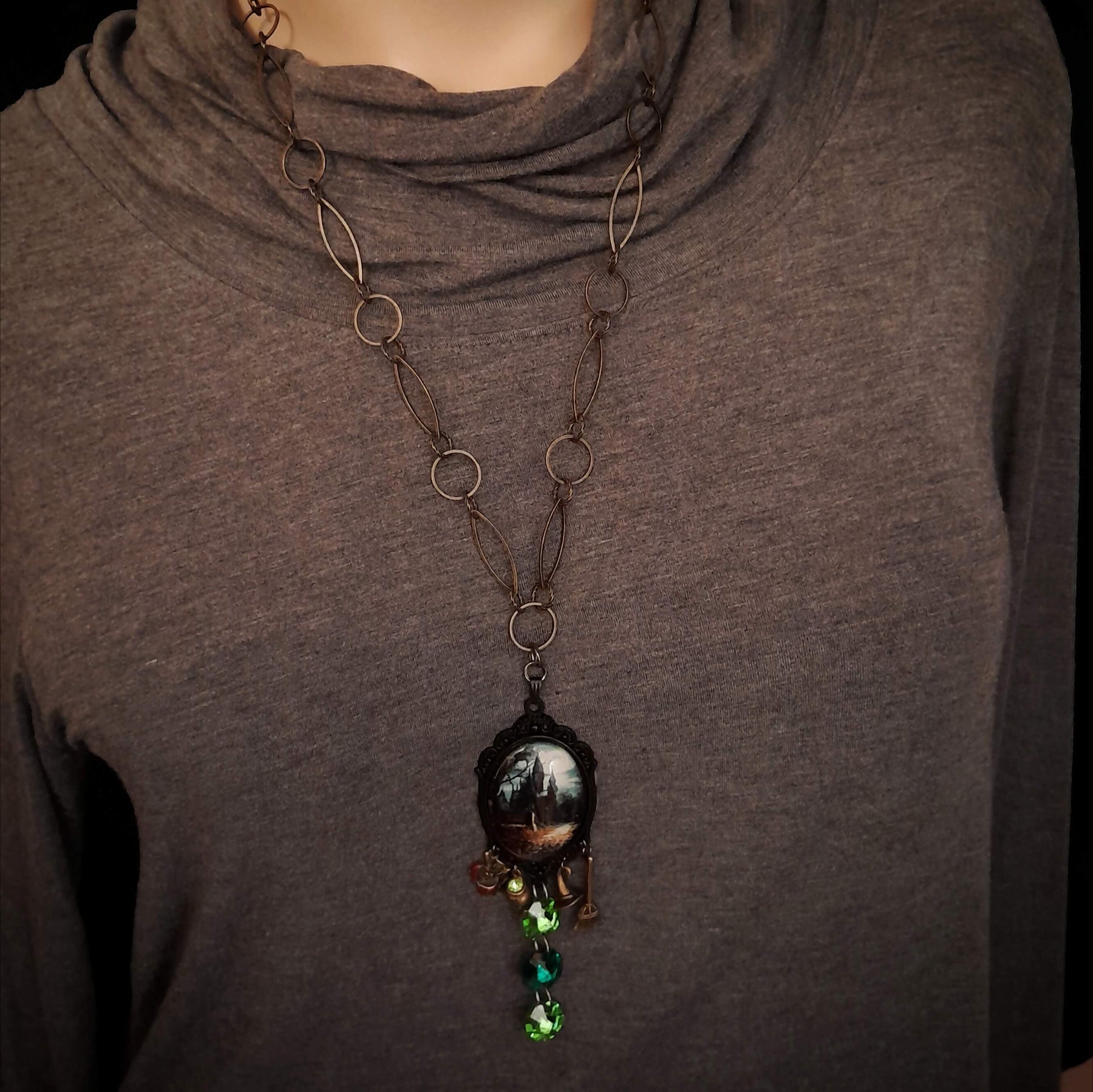 Fairytale Castle Witchy Necklace