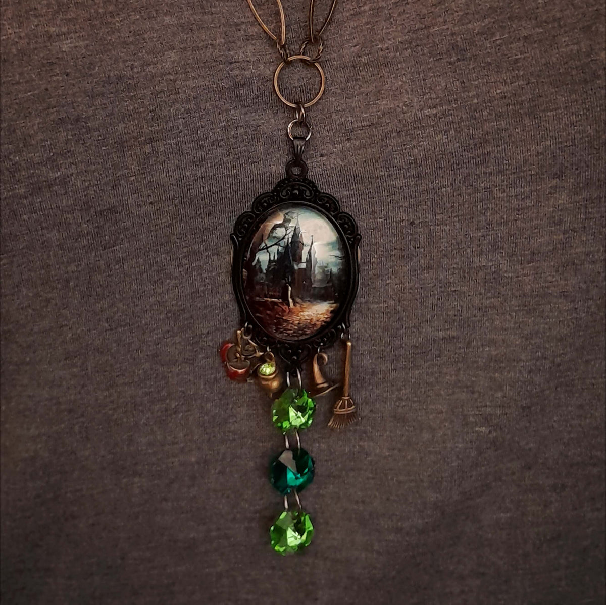 Fairytale Castle Witchy Necklace