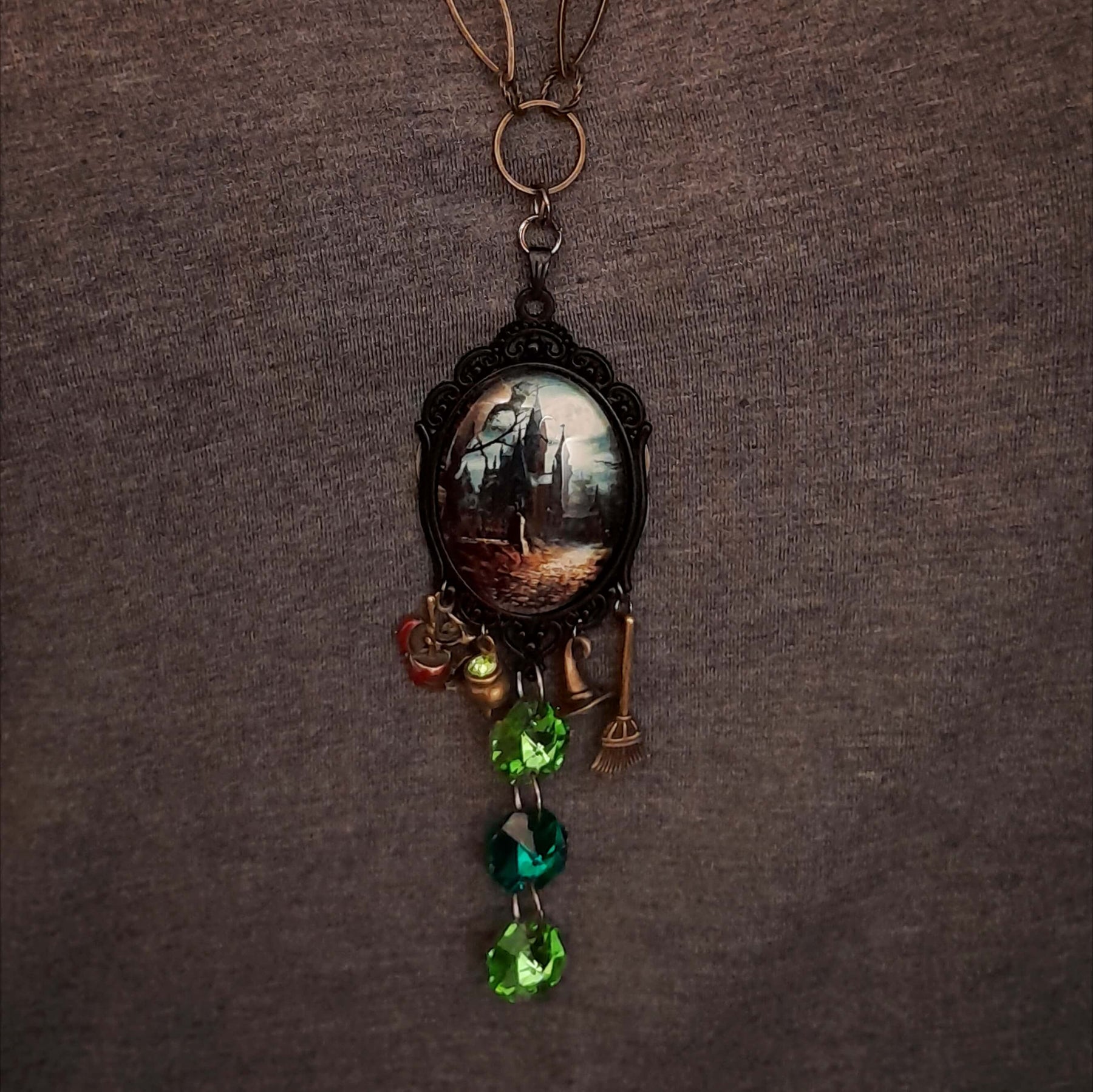 Fairytale Castle Witchy Necklace
