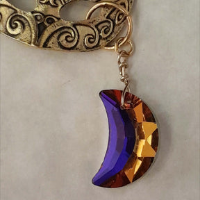 Purple Amethyst Mask Necklace
