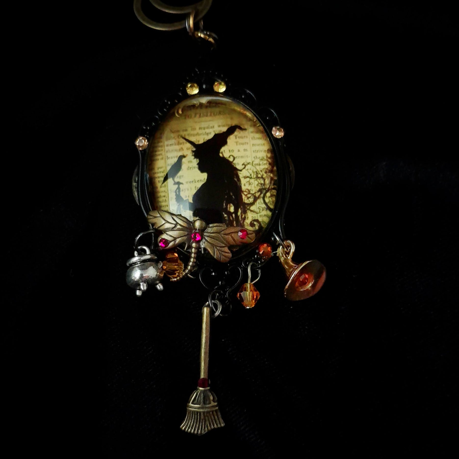 Witchy Fairytale Cabochon Necklace