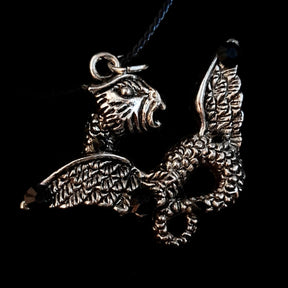 Men's Sword & Dragon Necklace