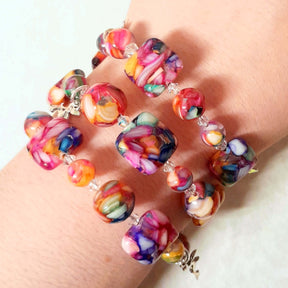 Rainbow Fairy Adjustable Stretch Bracelet