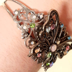 Adjustable Butterfly Cuff Bracelet
