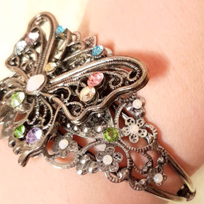 Adjustable Butterfly Cuff Bracelet