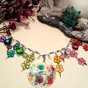 Rainbow Multicolor Shell Necklace