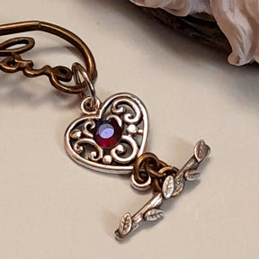 Crystal Hearts Eternity Love Bracelet