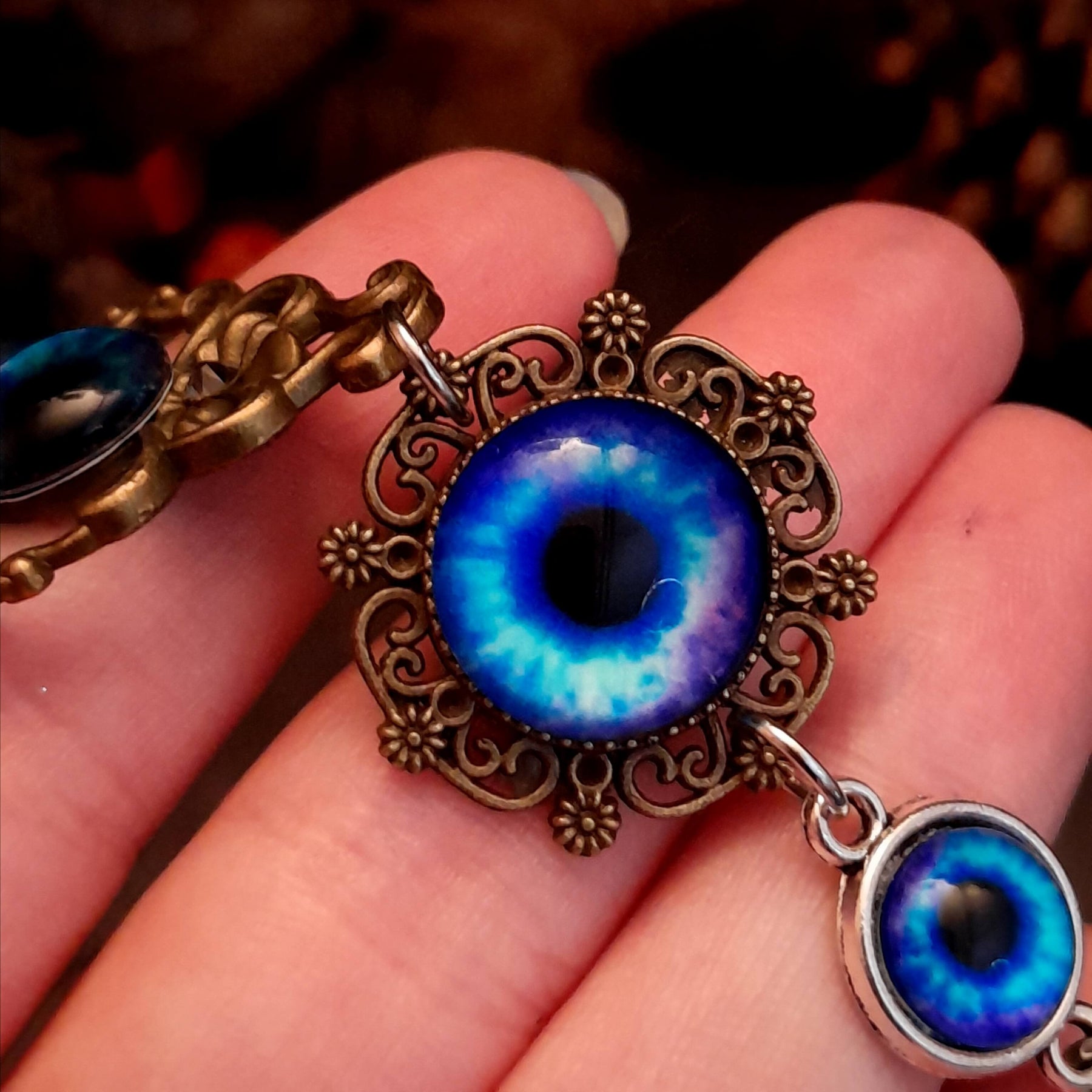 Blue Dragon Eye Bracelet