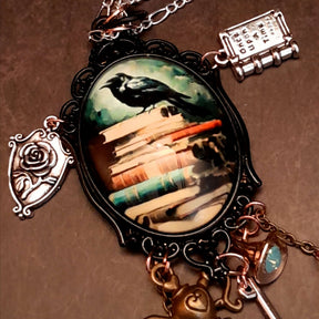 Fairytale Witchy Crow Necklace