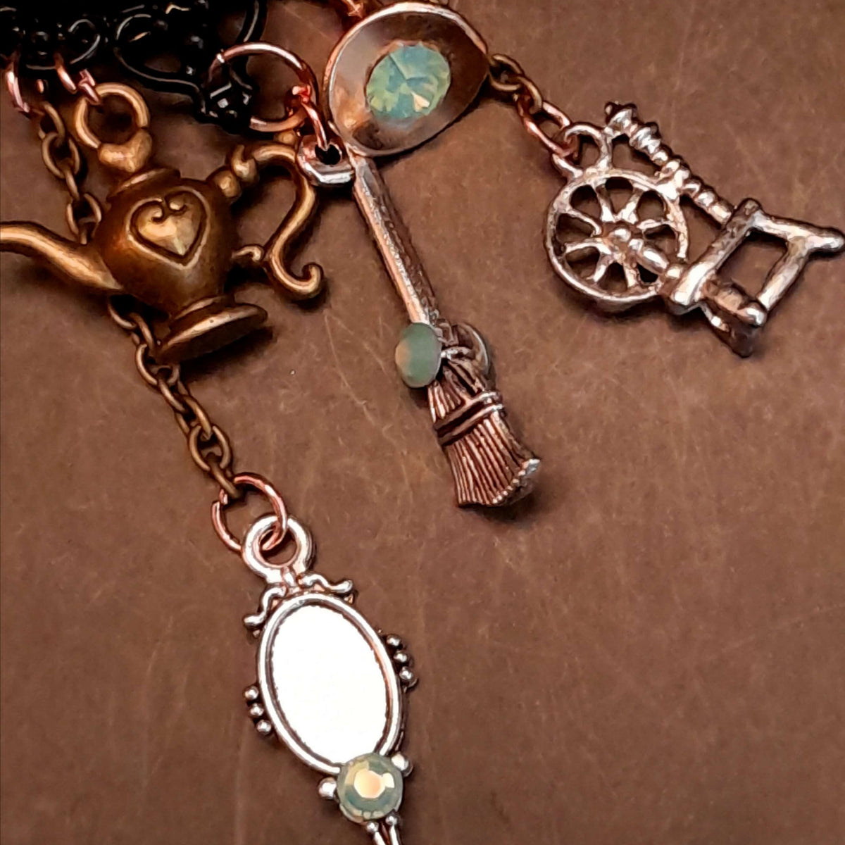 Fairytale Witchy Crow Necklace