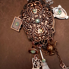 Fairytale Witchy Crow Necklace