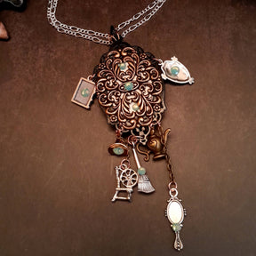 Fairytale Witchy Crow Necklace