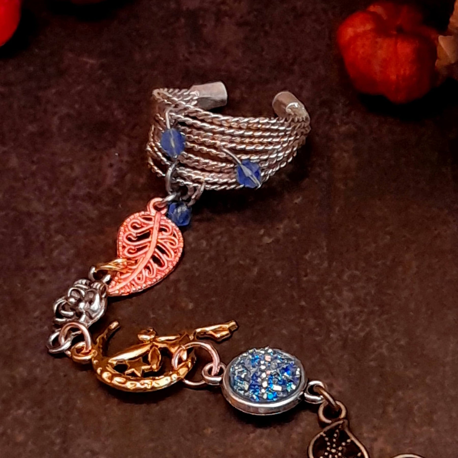 Blue Hand Chain Dragon Eye