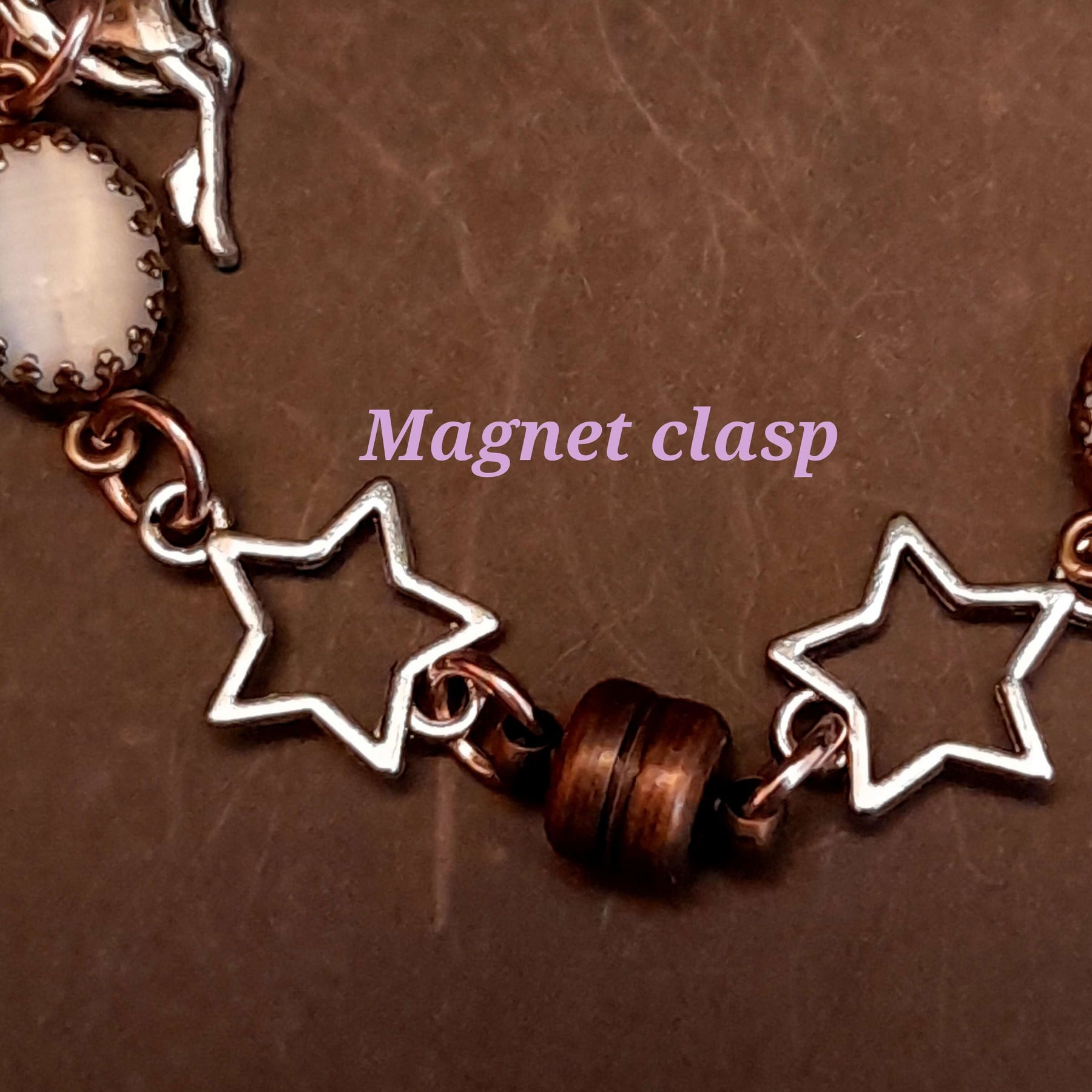 Hand Chain White Fairy Moon Statement Jewelry