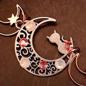 Hand Chain White Fairy Moon Statement Jewelry