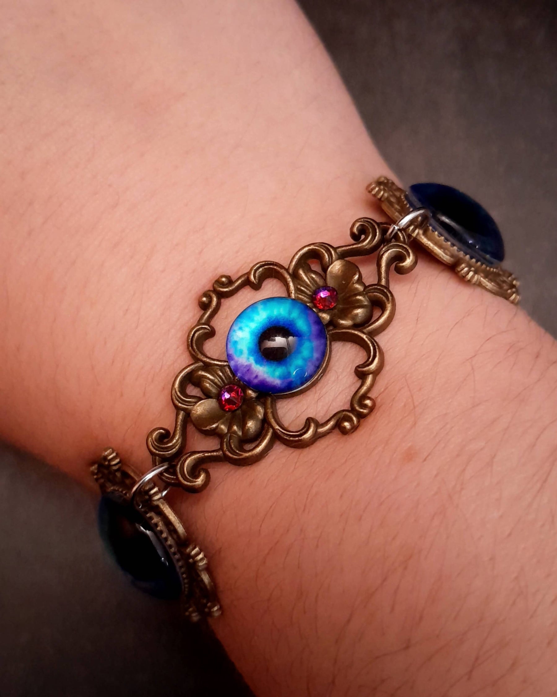 Blue Dragon Eye Bracelet