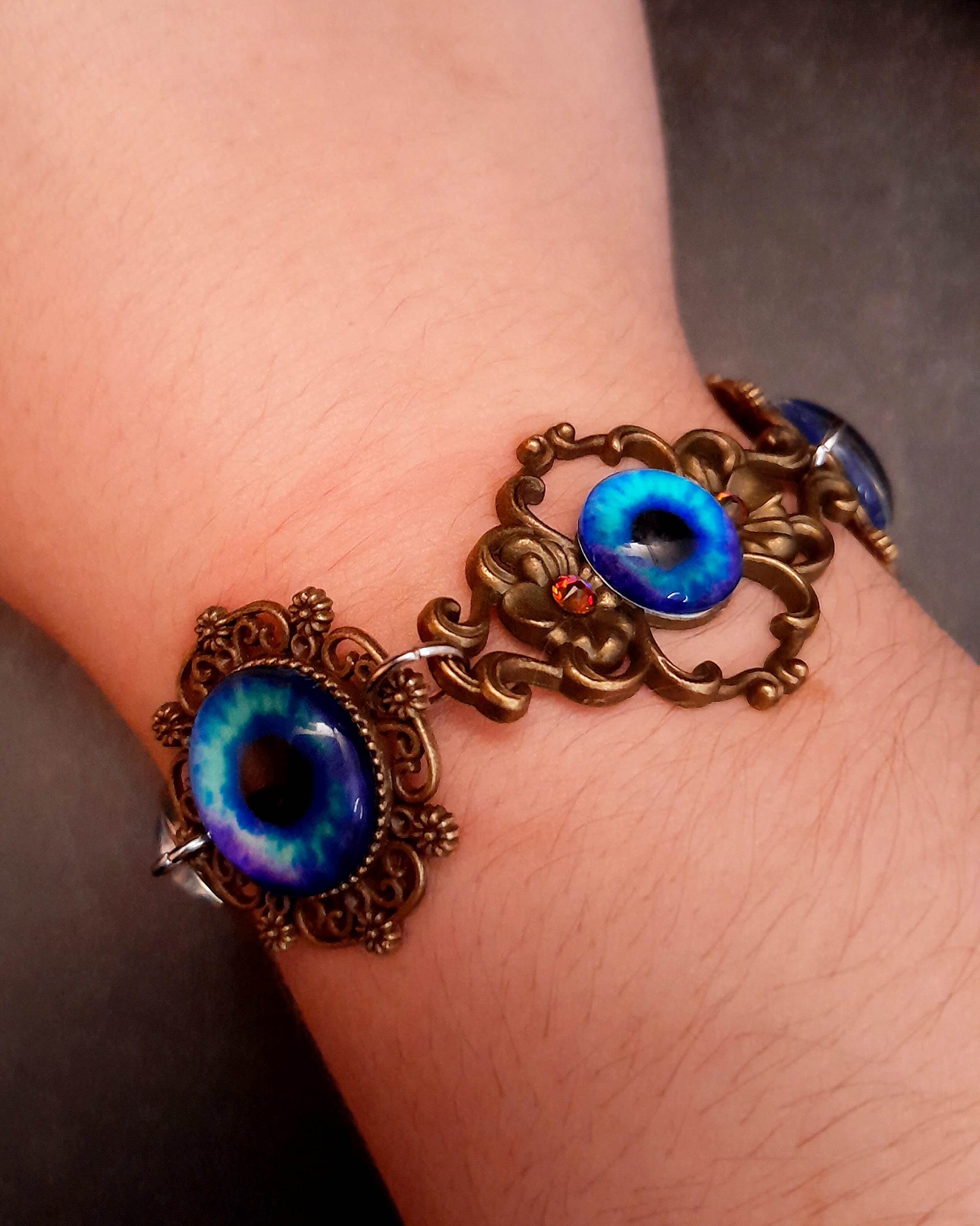 Blue Dragon Eye Bracelet