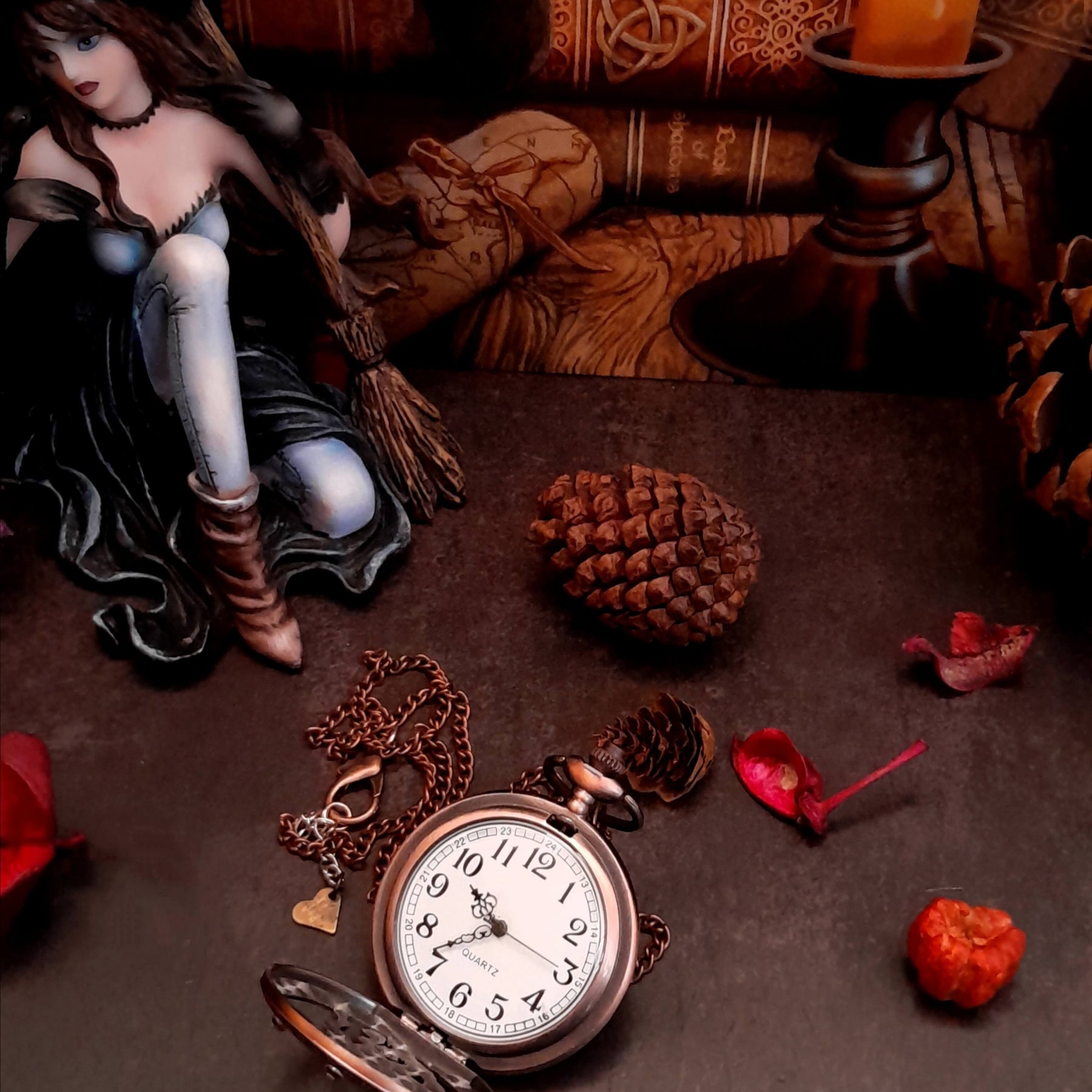 Pocket Watch Necklace Horse Equestrian Jewelry