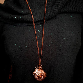 Horse Pocket Watch Necklace Equestrian Jewelry