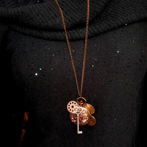 Purple Pocket Watch Steampunk Style