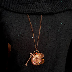 Purple Pocket Watch Steampunk Style