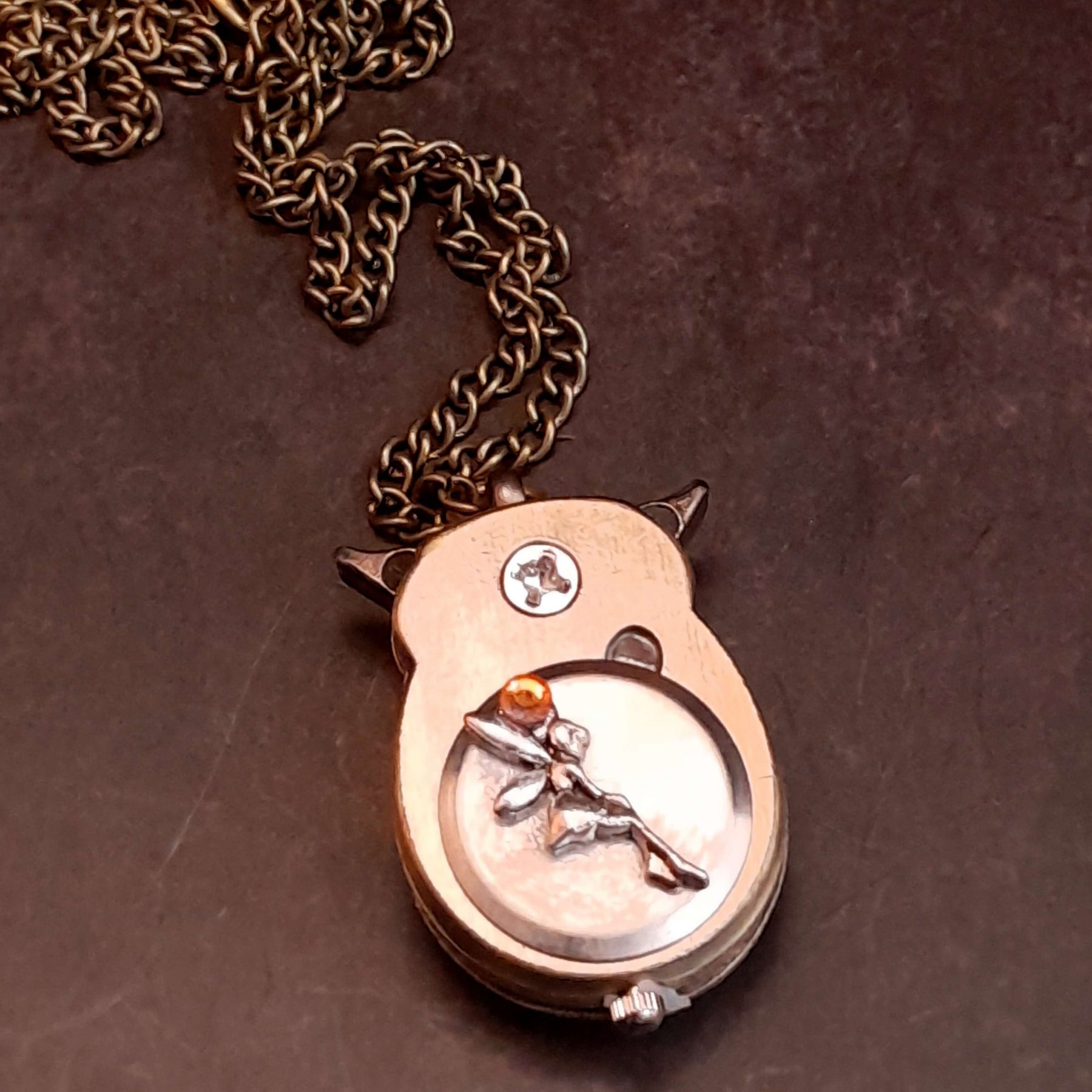 Owl Watch Fairy Necklace