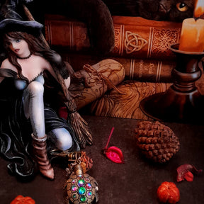 Turtle Clock Keychain Purse Charm