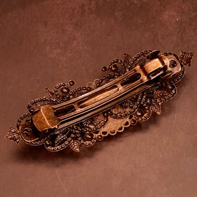 swarovski crystal victorian style hair clip romantic