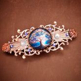 swarovski crystal hair clip victorian style