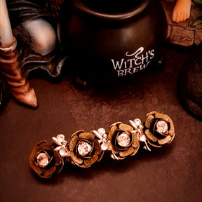 Hairclip Fairies Flowers & Crystals