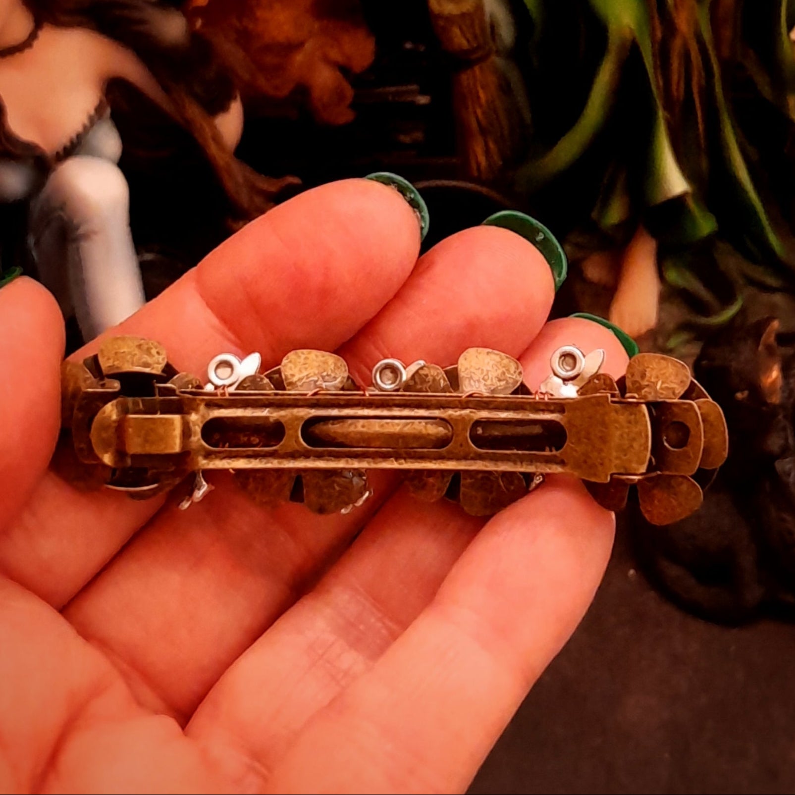 Hairclip Fairies Flowers & Crystals