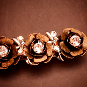 Hairclip Fairies Flowers & Crystals