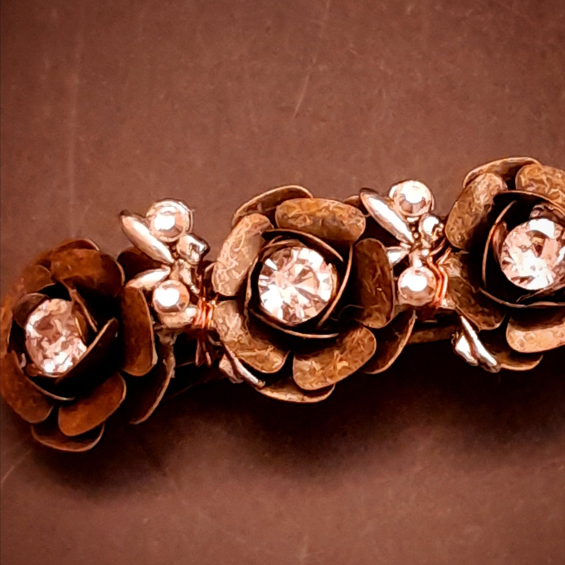 Hairclip Fairies Flowers & Crystals