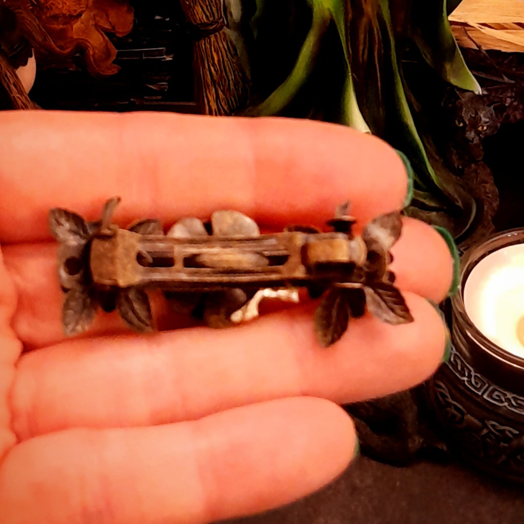 Hairclip Crystal Rose Flowers Barrette